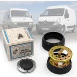 Carlone Renault Master 1 ve 2 Uyumlu Spor Direksiyon Göbeği Momo Tip - Siyah
