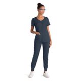 Carly GRST124 – GRSP527 Kadın Cerrahi Takım (Grey’s Anatomy Ürünlerinden Oluşturulmuş Set) (Gri, M)
