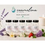 Carmelina 5li Mum Esansı Leylak-Yasemin-Lavanta-Vanilya-Çilek