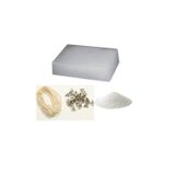 Carmelina Parafin 500gr- 1mt Fitil- 5 Adet Parafin ( 50gr Stearik Asit Hediyesidir.)