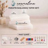Carmelina Parafin Mum Yapım Malzemeleri, Mum Boyasi, Esans, Fitil - 4'lü