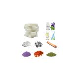 Carmelina Soya Wax Mum Yapım Seti-4, Mor-Turuncu- Yeşil Mum Boyası, Lavanta-Okyanus