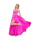 Carmen Taşlı Straplez Tafta Abiye Elbise, 81581202458371