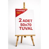 Carmen Tuval 50x70cm 2'li Set