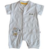 Carmin Baby Denizci Köpek Jakarlı Erkek Bebek Tulum 2686171 - 001-Beyaz - 3 - 6 Ay