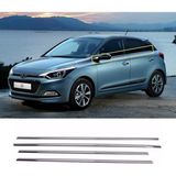 Carmind Hyundai İ20 2015-2020 4 Parça Krom Cam Çıtası