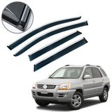 Carmind Kia Sportage 2006-2009 Krom Çıtalı Cam Rüzgarlığı