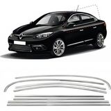 Carmind Renault Fluence Krom Cam Çerçevesi Set (12 Parça)