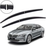 Carmind Skoda Super B 2015-2019 Krom Çıtalı Cam Rüzgarlığı