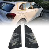 Carmind Volkswagen Polo Kelebek Cam Vizörü Piano Black 2019-2023