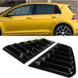 Carmind Vw Golf 7 - 7.5 Kelebek Cam Vizörü Piano Black 2013-2020