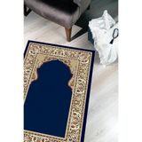 Carmine Carpet(2934) Dijital Baskılı Yıkanabilir Kaymaz Taban Seccade lacivert.jpg 65 x 115