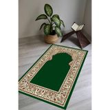 Carmine Carpet(2941) Dijital Baskılı Yıkanabilir Kaymaz Taban Seccade yeşil.jpg 80 x 120