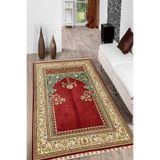 Carmine Carpet(2947) Dijital Baskılı Yıkanabilir Kaymaz Taban Seccade kırmızı.jpg 80 x 120