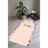 Carmine Carpet(3095) Dijital Baskılı Yıkanabilir Kaymaz Taban Çocuk Seccadesi renkli 40 x 80