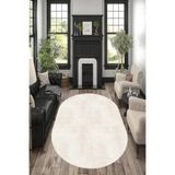 Carmine Carpet(3456) Dijital Baskılı Dekoratif Yıkanabilir Oval Kaymaz Taban Halı beyaz.jpg 180 x 280