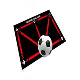Carmine Carpet(3846) Futbol Eğitim Antrenman Kaymaz Taban Çocuk Oyun Halısı Kırmızı 60 x 90