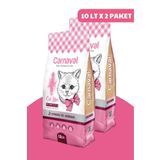Carnaval Bentonit Kedi Kumu 10 Lt Pudralı x 2 li paket Toplam 20 Litre