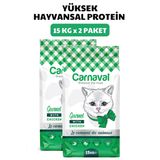 Carnaval Gurme Yetişkin Kedi Maması Tavuklu ve Sebzeli 30Kg (2x15Kg)