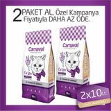 Carnaval Lavanta Kokulu Topaklanan Bentonit İnce 2X10 lt Kedi Kumu