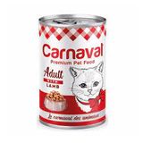 Carnaval Premium Cat Kuzu Etli 24x400 gr Yetişkin Kedi Konservesi