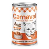 Carnaval Premium Cat Somon Balıklı Yetişkin 400 gr Kedi Konservesi