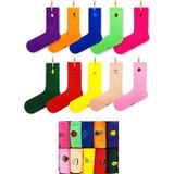Carnaval Socks 10'lu Nakışlı Meyveler Desenli Renkli Çorap Kutusu