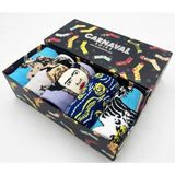 Carnaval Socks 5li Sanat Eserleri - 4 Desenli Art Tasarım Unisex Çorap Kutusu - 37 - 44 - Renkli