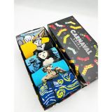 Carnaval Socks 5'li Sanat Eserleri Desenli Art Tasarım Unisex Çorap Kutusu - Çok Renkli - 37 - 44