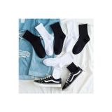 Carnaval Socks 6'lı Siyah Beyaz Unisex Spor Çorap Kutusu