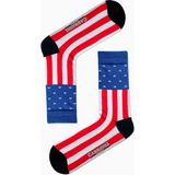 Carnaval Socks Amerika Bayrak Desenli Renkli Çorap - 36 - 44