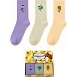 Carnaval Socks Bahar Çiçekleri 3lü Tenis Çorap Seti - Standart - Çok Renkli