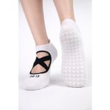Carnaval Socks Beyaz Renkli Pilates & Yoga Silikonlu Kazymaz Tabanlı Patik Çorap