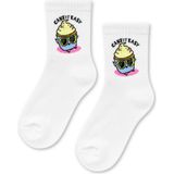 Carnaval Socks Cake It Easy Cupcake Desenli Beyaz Yarım Konç Kısa Çorap - Standart - Çok Renkli