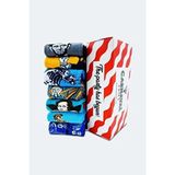 Carnaval Socks Carnaval Kadın Soket Çorap Seti Desenli Dokuma Malzeme ile 7'li Renkli Tasarım - Beyaz