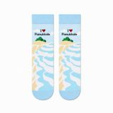 Carnaval Socks Carnaval Pamukkale Travertenleri Unisex Soket Çorap