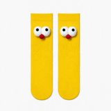 Carnaval Socks Carnaval Sarı Pörtlek Gözlü Unisex Soket Çorap