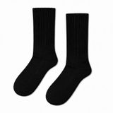 Carnaval Socks Carnaval Siyah Yarım Havlu Unisex Soket Çorap