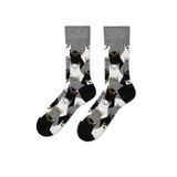 Carnaval Socks Çoklu Kedi Desenli Soket Çorap, 1 Adet