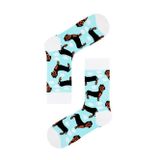 Carnaval Socks Çoklu Köpek Desenli Unisex Renkli Soket Çorap