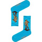 Carnaval Socks Davut Heykel Art Desenli Renkli Çorap