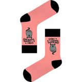 Carnaval Socks Don't Fu.king Touch Me Kedi Tasarım Renkli Soket Çorap - Standart - Çok Renkli