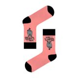 Carnaval Socks Don't Fu.king Touch Me Kedi Tasarım Renkli Soket Çorap