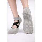 Carnaval Socks Gri Melanj Renkli Pilates & Yoga Silikonlu Kazymaz Tabanlı Patik Çorap - Standart - Çok Renkli
