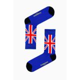 Carnaval Socks Ingiltere Bayrak Desenli Renkli Çorap