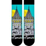 Carnaval Socks İSTANBUL GALATA KULESİ Desenli Renkli Unisex Soket Çorap