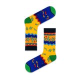 Carnaval Socks Kaktüs Vahşi Batı Desenli Renkli Erkek Çorap