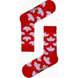 Carnaval Socks Kanada Bayrak Desenli Renkli Çorap - 36 - 44 - Kırmızı