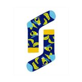 Carnaval Socks Mavi Muz Desenler Desenli Renkli Çorap