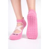 Carnaval Socks Pembe Renkli Pilates & Yoga Silikonlu Kazymaz Tabanlı Patik Çorap